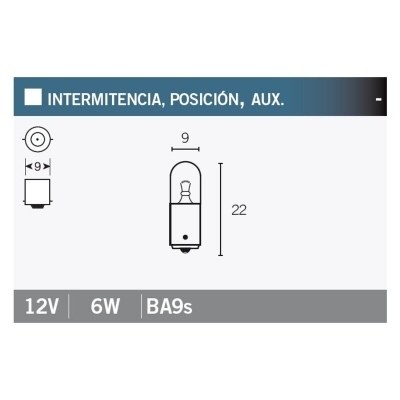 Caja de 10 lámparas OSRAM 3886X 3886X