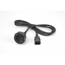 Salicru Cable de alimentacion CEE7/14 hembra a C14 acoplador 2m negro