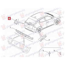 SOPORTE PARACHOQUE TRASAERO(O)