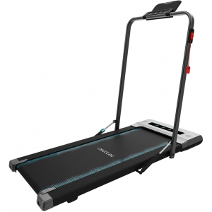 Cinta de correr Running Cecotec DrumFit WayHome 600 Pad, ultracomoacta, cinta de andar, 100x40 cm, barra sujección plegable, altavoces Bluetooth, soporte tablet, pantalla LCD, mando a distancia, 550W, hasta 6 km/h