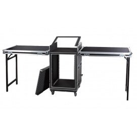 Mueble rack flight case 19 pulgadas antishock Fonestar FRM-175