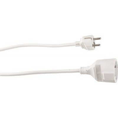 Prolongador Electrico Schuko 4,8mm 4 metros 16A BLANCO