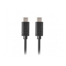 Cable 2.0 lanberg usb tipo c macho - usb tipo c macho 0.5m negro