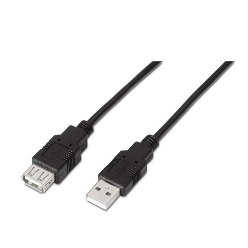 Aisens Cable Usb 2.0 Tipo A/M-A/H Negro 1M