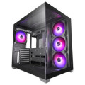CAJA ATX MARS GAMING MCV5 CRISTAL TEMPLADO PANORAMICO ARGB GPU 416mm NEGRA