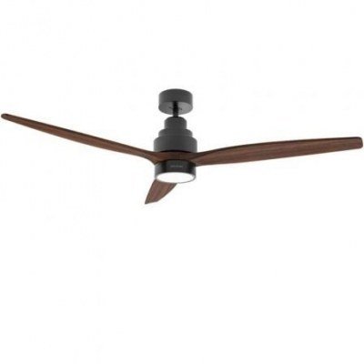 Ventilador de Techo Cecotec EnergySilence Aero 5300 Black&Wood/ 30W/ 3 Aspas 132cm/ 6 velocidades