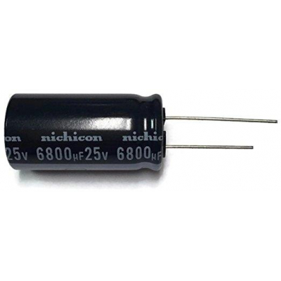 Condensador Electrolítico RADIAL 6800uF 25Vdc 105ºC