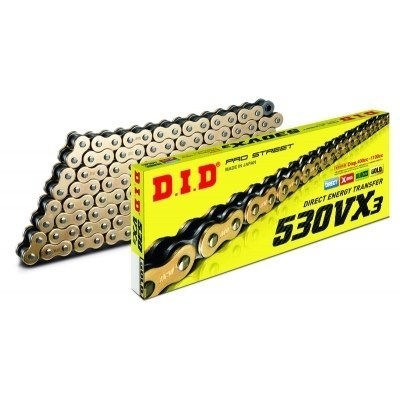 Cadena D.I.D 530VX3 X-Ring - Paso 530 4525516397193