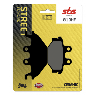 HF Street Ceramic Organic Brake Pads SBS 810HF