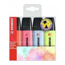 STABILO Boss Original Pastel marcador 4 pieza(s) Multicolor
