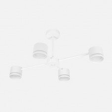 Lampara Ortiga 4 X Gx53 Blanca 36w 3200lm Bombillas Incluidas 30x65x43cm