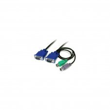 StarTech.com Cable KVM de 1.8m Ultra Delgado Todo en Uno VGA PS/2 PS2 HD15 - 6ft Pies 3 en 1