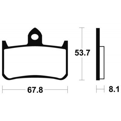 TECNIUM Sintered Metal Brake Pads - MTR122 MTR122