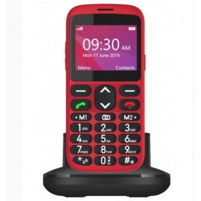 Telefono movil telefunken s520 senior phone - gps - 2.31pulgadas - rojo