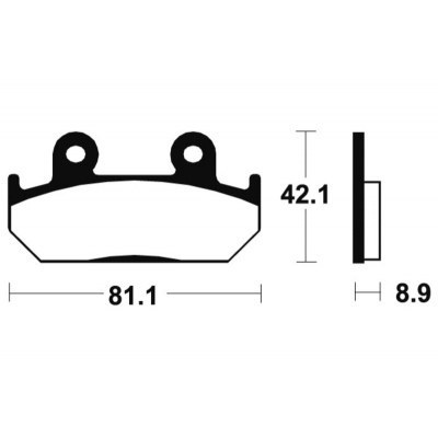 TECNIUM Sintered Metal Brake Pads - MTR93 MTR93