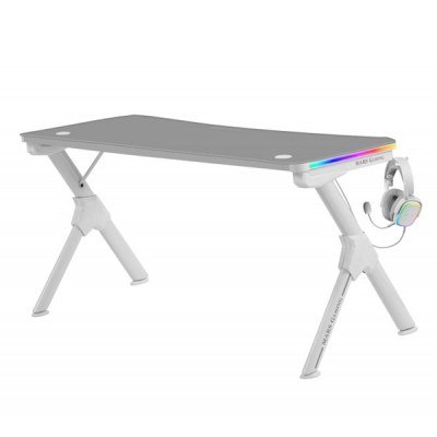 Mesa Gaming Mars Gaming MGD140RGB/ 140 x 60 x 75cm/ Blanca