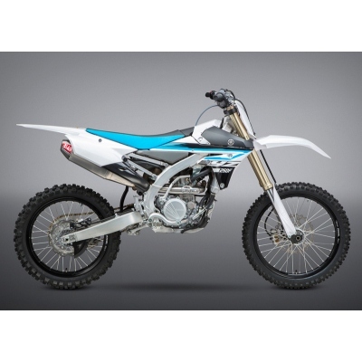 Linea completa escape Yoshimura Signature RS-4, acero inox, Silencioso de aluminio, Yamaha YZ250F 231010D321