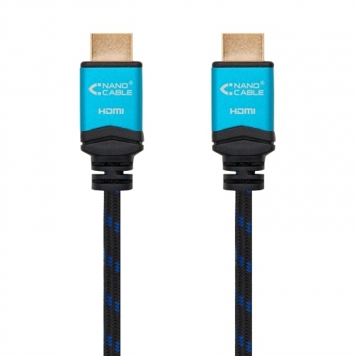 CABLE HDMI V2.0 1 M 4K@60Hz 18Gbps, A/A-A/M, NEGRO