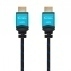 Cable Hdmi V2.0 1 M 4K@60Hz 18Gbps, A/A-A/M, Negro