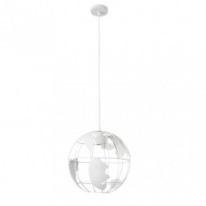 Colgante Orbe 1xe27 Blanco Regx30x30 Cm