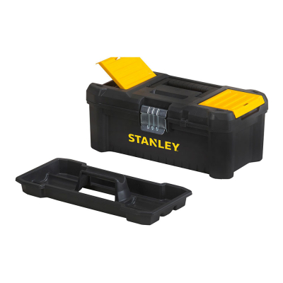 Caja de herramientas de plástico 12.5/32cm con cierre de metal stst1-75515 stanley