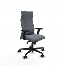 Piqueras y Crespo Albacete direcci?n sincro bali gris brazos 2D base nailon ruedas 65 nailon