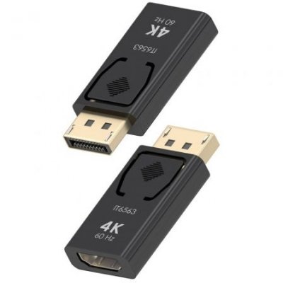 Adaptador HDMI Aisens A125-0908 | 4K | DisplayPort Macho - HDMI Hembra