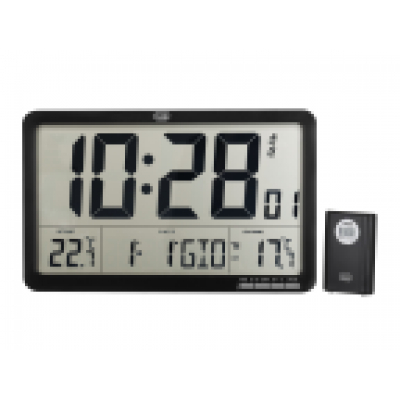 RELOJ PARED TREVI OM 3560 RC DIGITAL RADIOCONTROLADO CON SENSOR EXTERNO