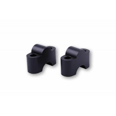 LSL Bar Mounts Ø22,2mm +25mm Black 121RE25SW