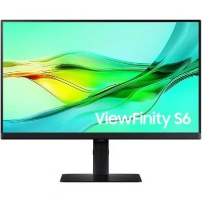 Monitor Profesional Samsung ViewFinity S6 S60UD S24D600UAU 24/ QHD/ Regulable en Altura/ Negro