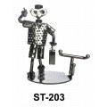 Figura Metalica Hombre Portamovil