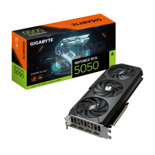 GIGABYTE GeForce RTX 5050 GAMING OC 8G Tarjeta Gráfica - 8GB GDDR6, 128bit, PCI-E 5.0, 2632MHz Frecuencia del núcleo, 2 x DP, 2 x HDMI, NVIDIA DLSS