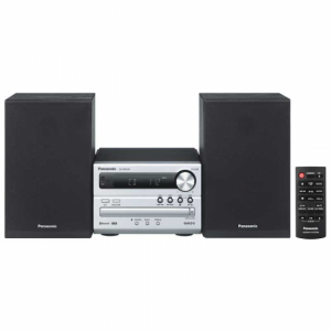 Cadena Panasonic SC-PM250EC-S, 20W, Bluetooth, CD-RW, MP3, RDS, Radio FM, USB, plata