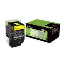 Toner Lexmark Laser 802y Amarillo 1000 Pág