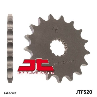 Piñón JT SPROCKETS acero estándar 520 - Paso 525 JTF520.16