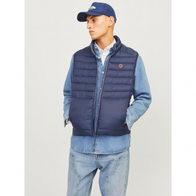 Chaleco JACK & JONES JJESPRINT BODYWARMER COLLAR NOOS 12258457 Marino Marino
