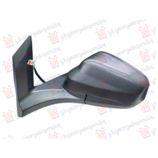 RETROVISOR NEGRO TEXTURADO ELECTRICO CALEFACTABLE 2017- (5 PINES) (ASFERICO)