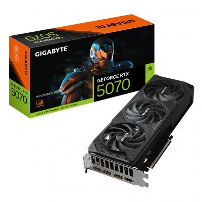 Tarjeta Gráfica Gigabyte RTX 5070 WindForce SFF 12GB GDDR7 DLSS4