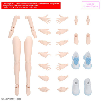 Accesorio maqueta bandai 30ms opt body p arm & legs s col a