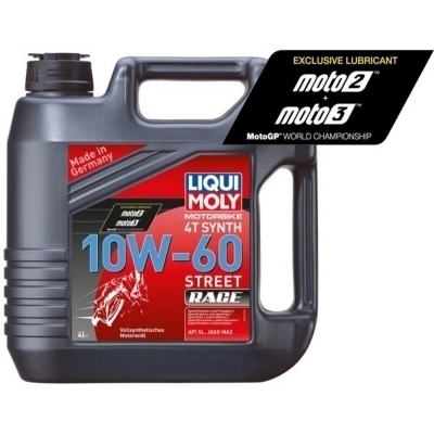 Garrafa de 4L aceite de motor Liqui Moly 100% sintético 10W-60 Race 1687