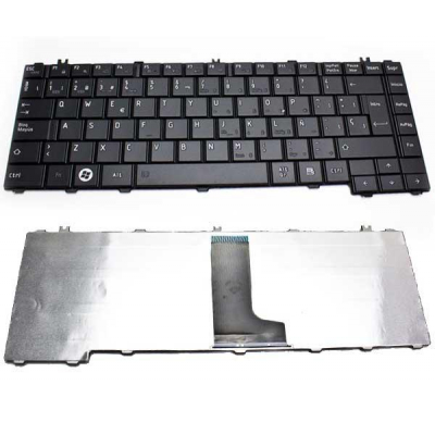 Teclado compatible para portátil TOSHIBA l600/l600d/l630/l640/l635/c600d/c640 negro
