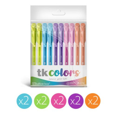BOLIG.OF.BOX TK COLOR B.10 SURT. - Pack de 10 unidades