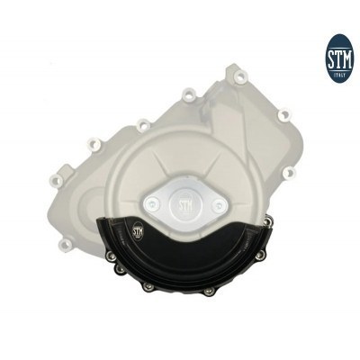 Tapa del alternador STM Negro - Ducati Panigale V4 SDU-N740