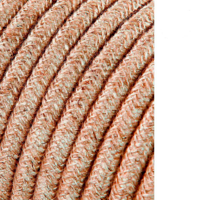 Carrete cable cordón tubular h03vv-f 2 x 0,75 mm² lino, 25 m