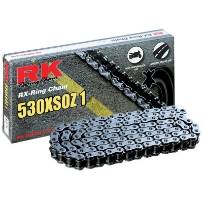 Cadena RK 530XSOZ1 con 120 eslabones negro 530XSO-120