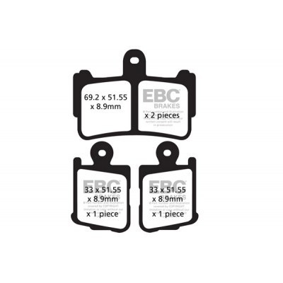 Pastilla de freno EBC FA499/4HH