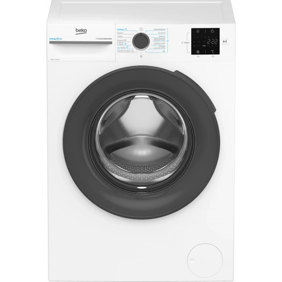 Lavadora Beko VBM3WFT310413WA, 10 kg, 1400 rpm, clase A, blanco