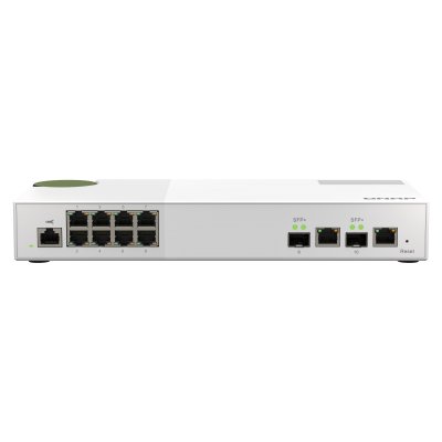 QSW-M2108-2C switch Gestionado L2 2.5G Ethernet (100/1000/2500) Gris, Blanco