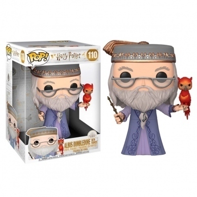 Funko pop harry potter dumbledore con fawkes fenix 10pulgadas 48038