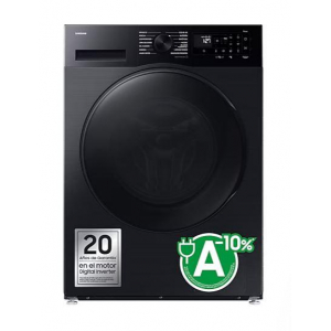 Lavadora -  secadora Samsung WD90DG5B15BBEC, 9kg lavado, 6kg secado, 1400rpm, clase A/D, 44 kWh año, 72dB, 14 programas, EcoBubble AI, Inverter, display, Smarthings, WiFi, negro